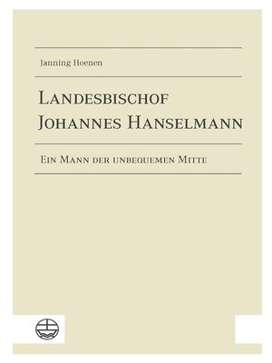 cover image of Landesbischof Johannes Hanselmann